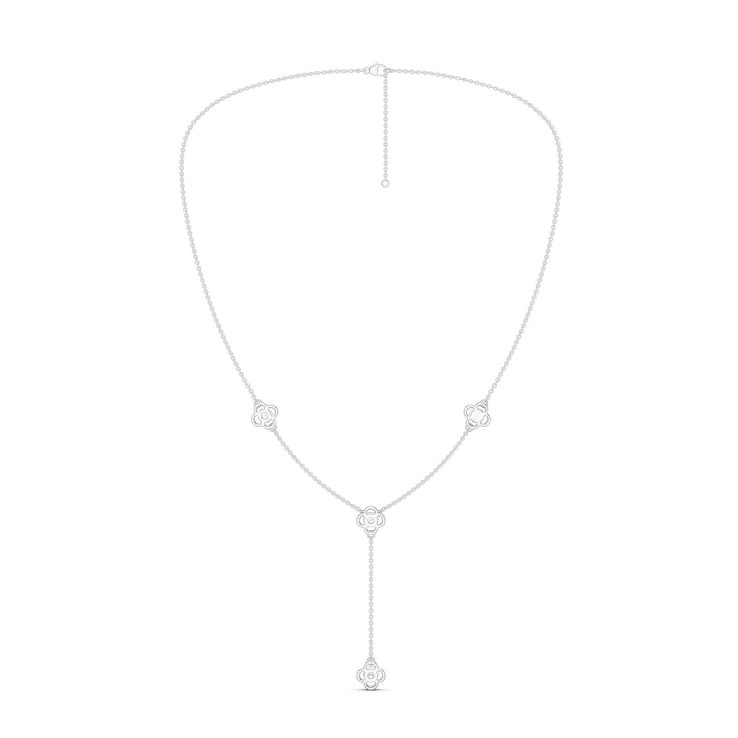 Viola Stationed Y Necklace