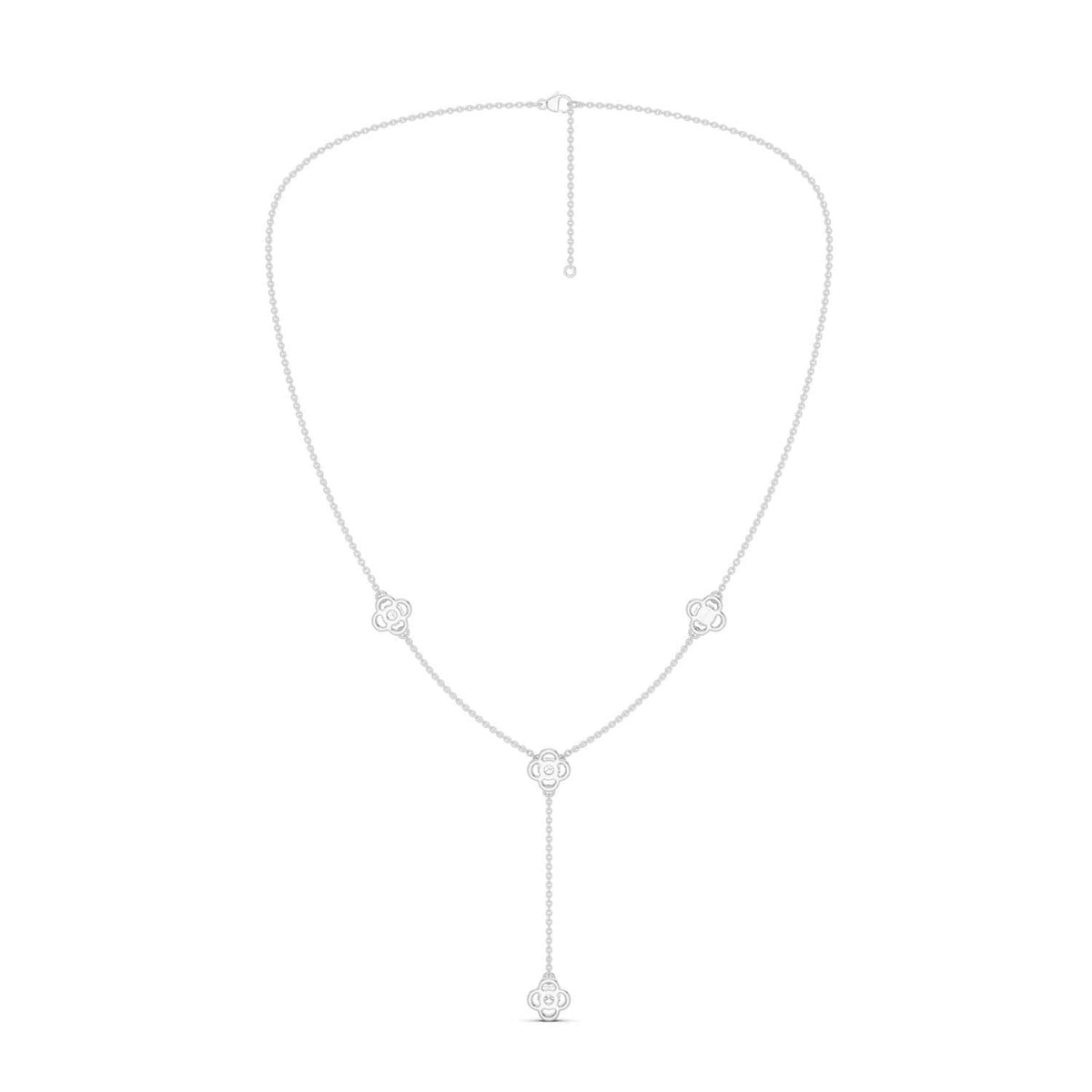 Viola Stationed Y Necklace