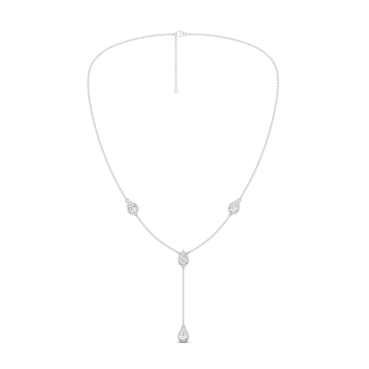Dewdrop Stationed Y Necklace