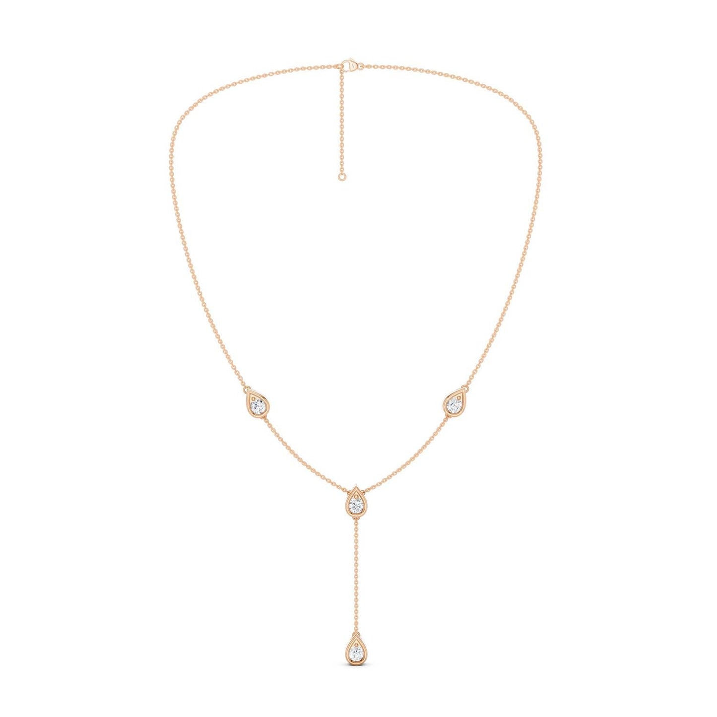 Dewdrop Stationed Y Necklace