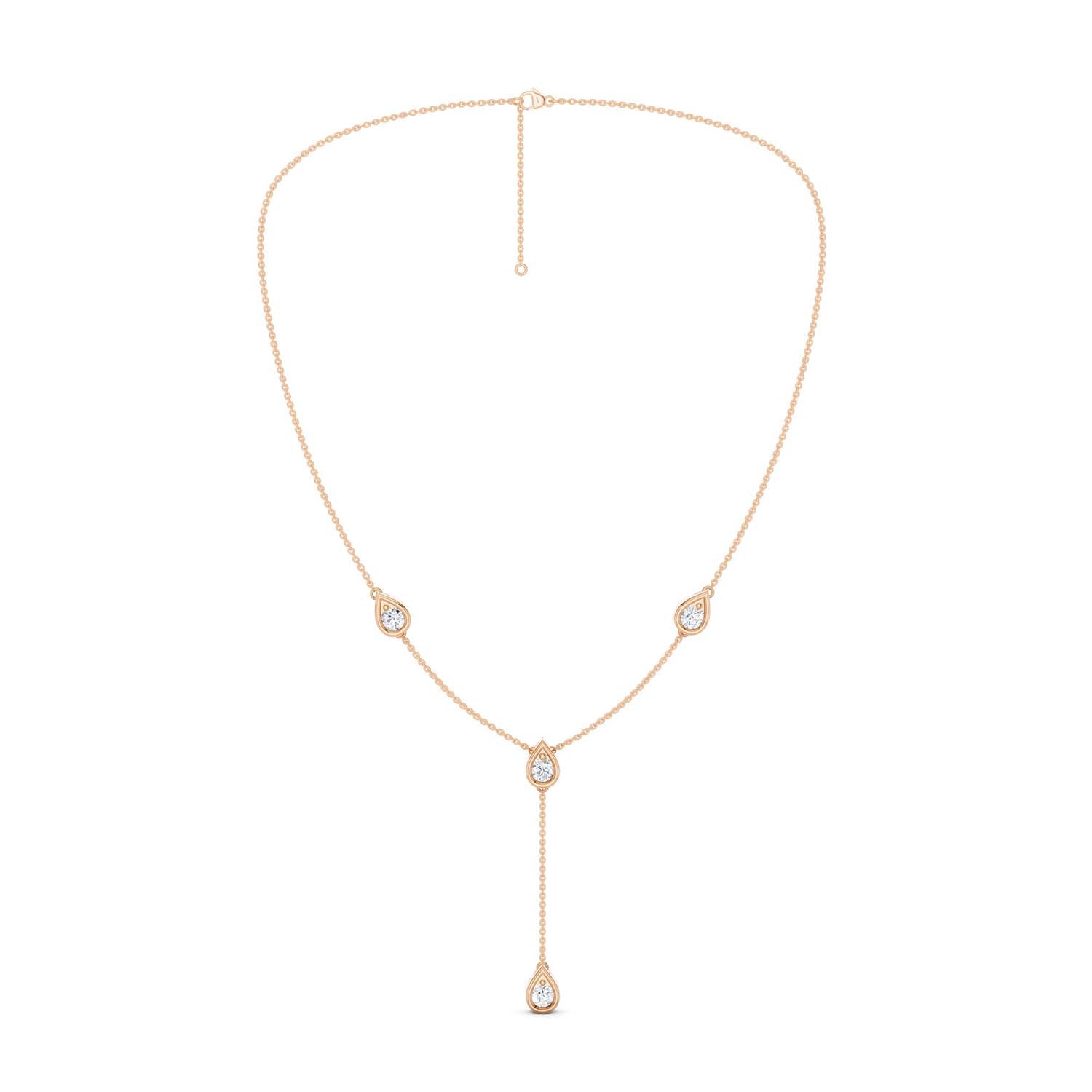 Dewdrop Stationed Y Necklace
