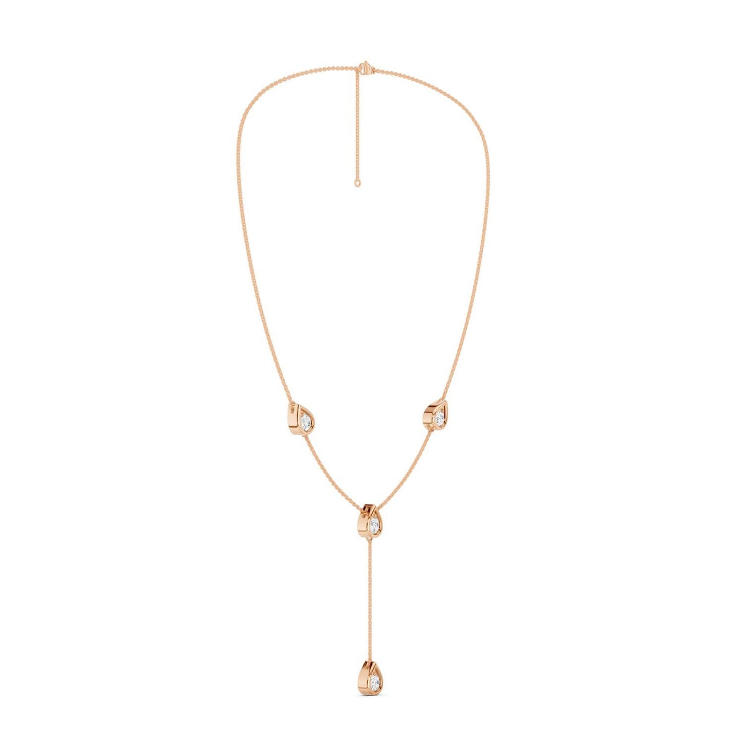 Dewdrop Stationed Y Necklace
