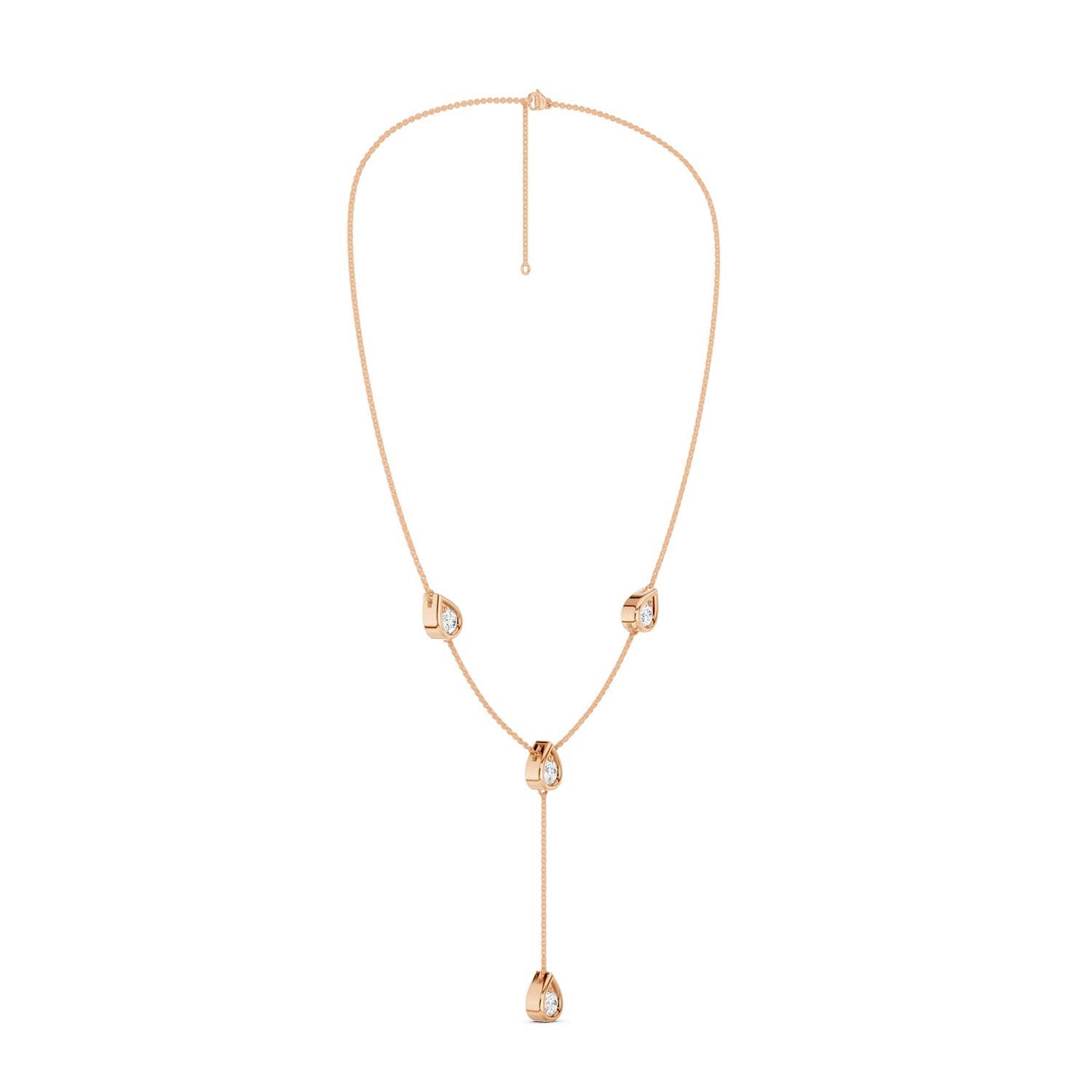 Dewdrop Stationed Y Necklace