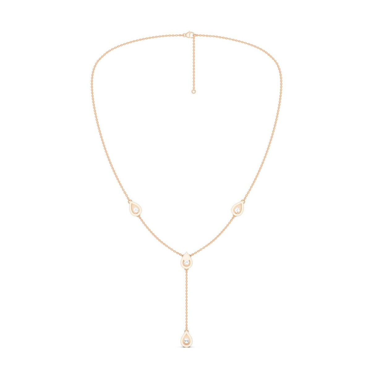 Dewdrop Stationed Y Necklace