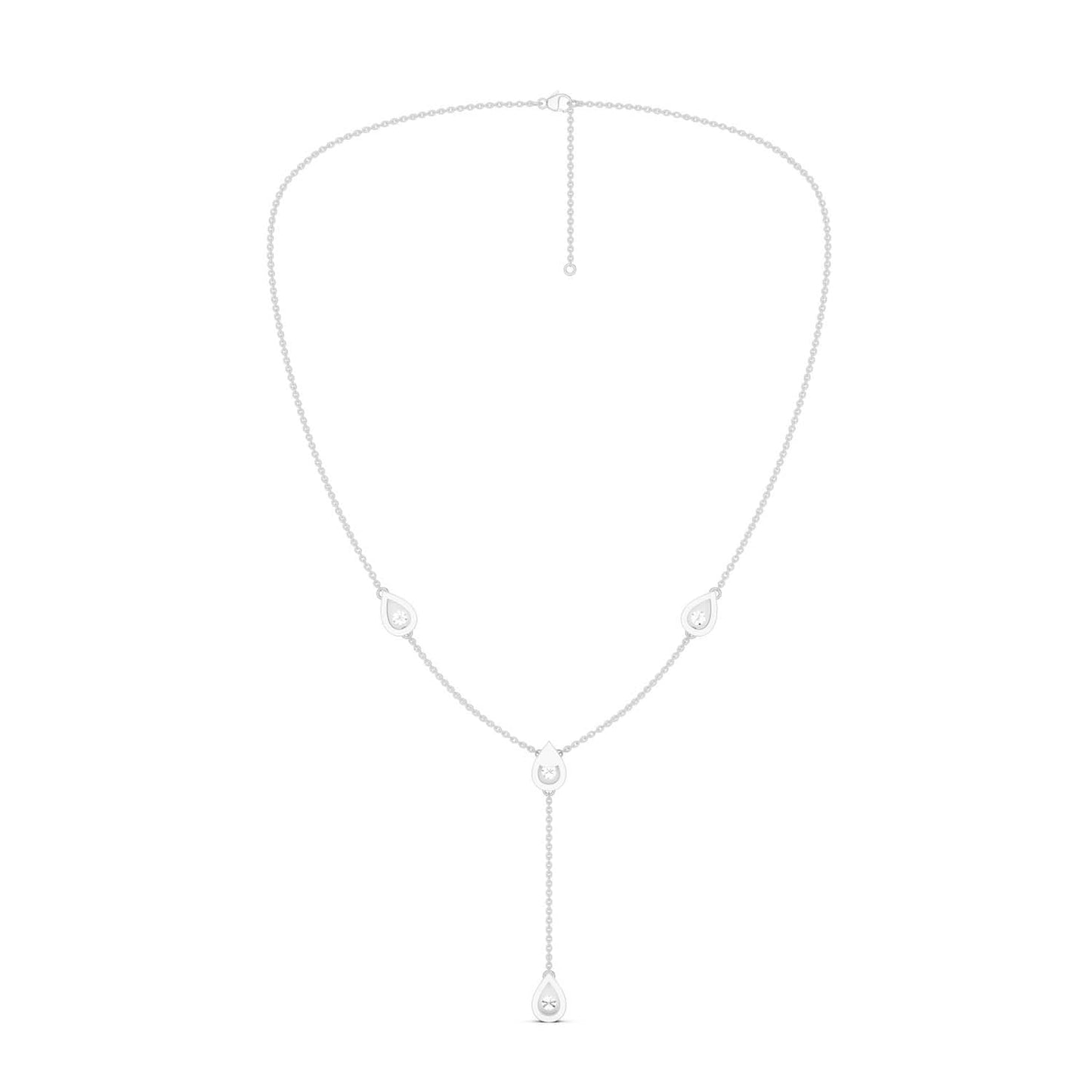Dewdrop Stationed Y Necklace