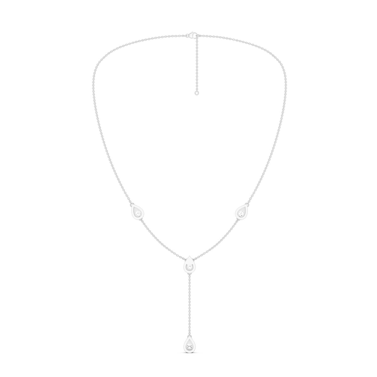 Dewdrop Stationed Y Necklace