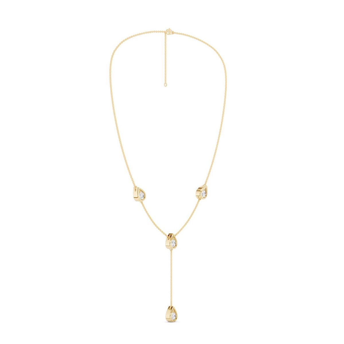 Dewdrop Stationed Y Necklace