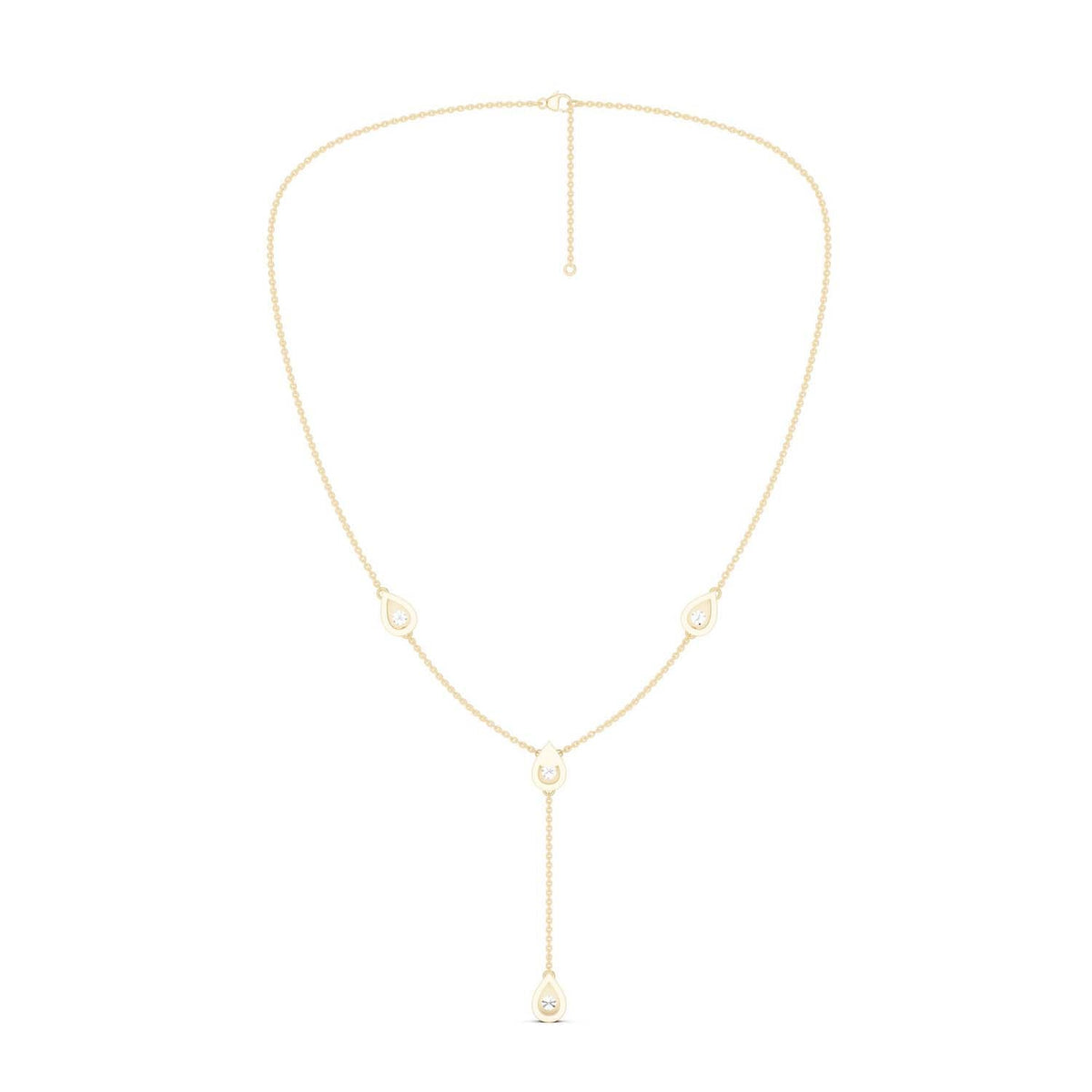 Dewdrop Stationed Y Necklace