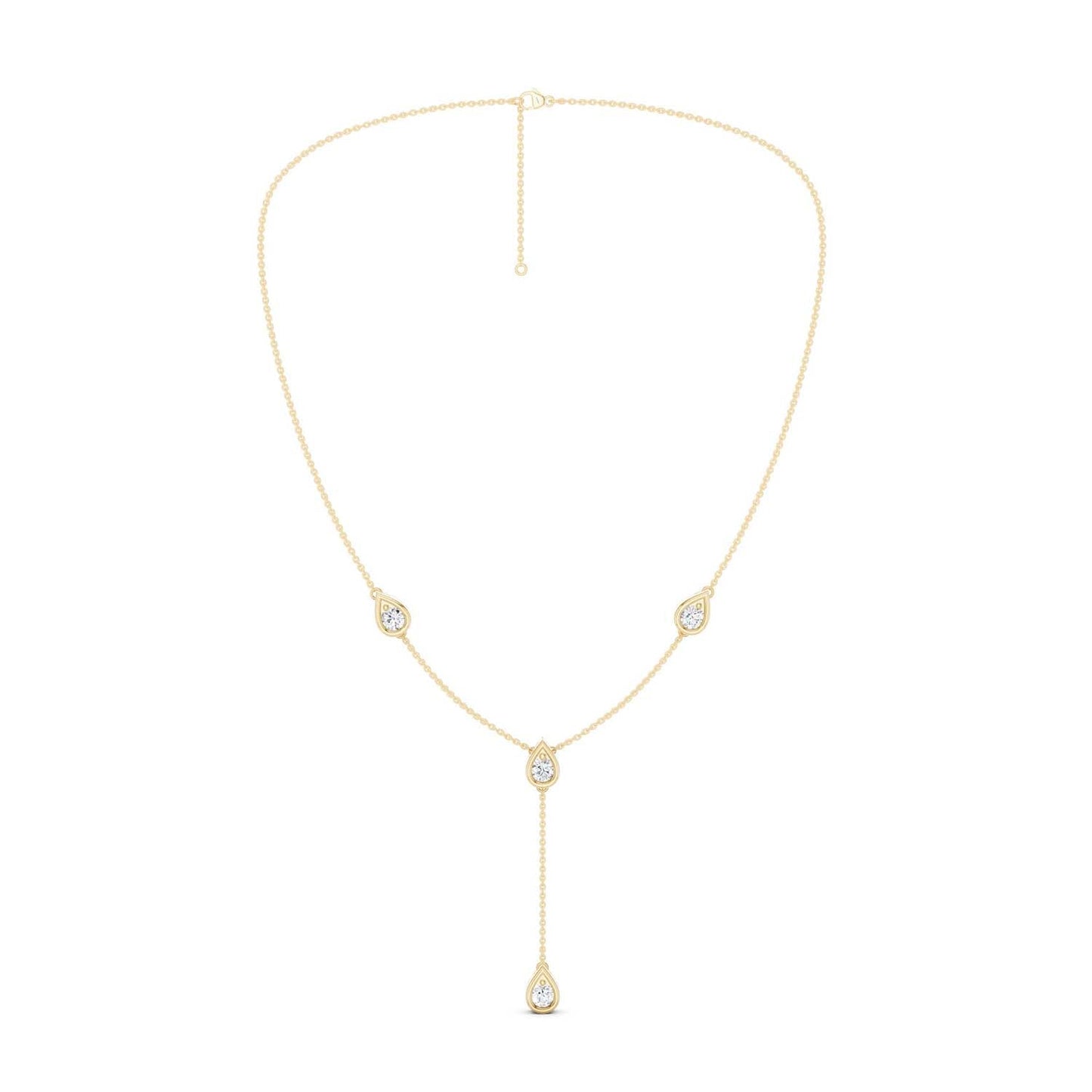 Dewdrop Stationed Y Necklace