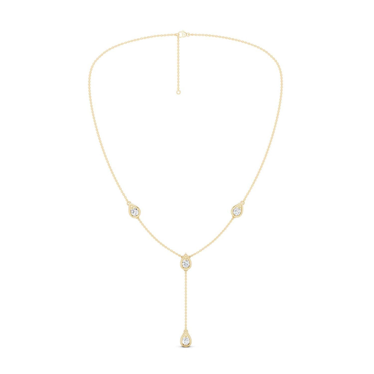 Dewdrop Stationed Y Necklace