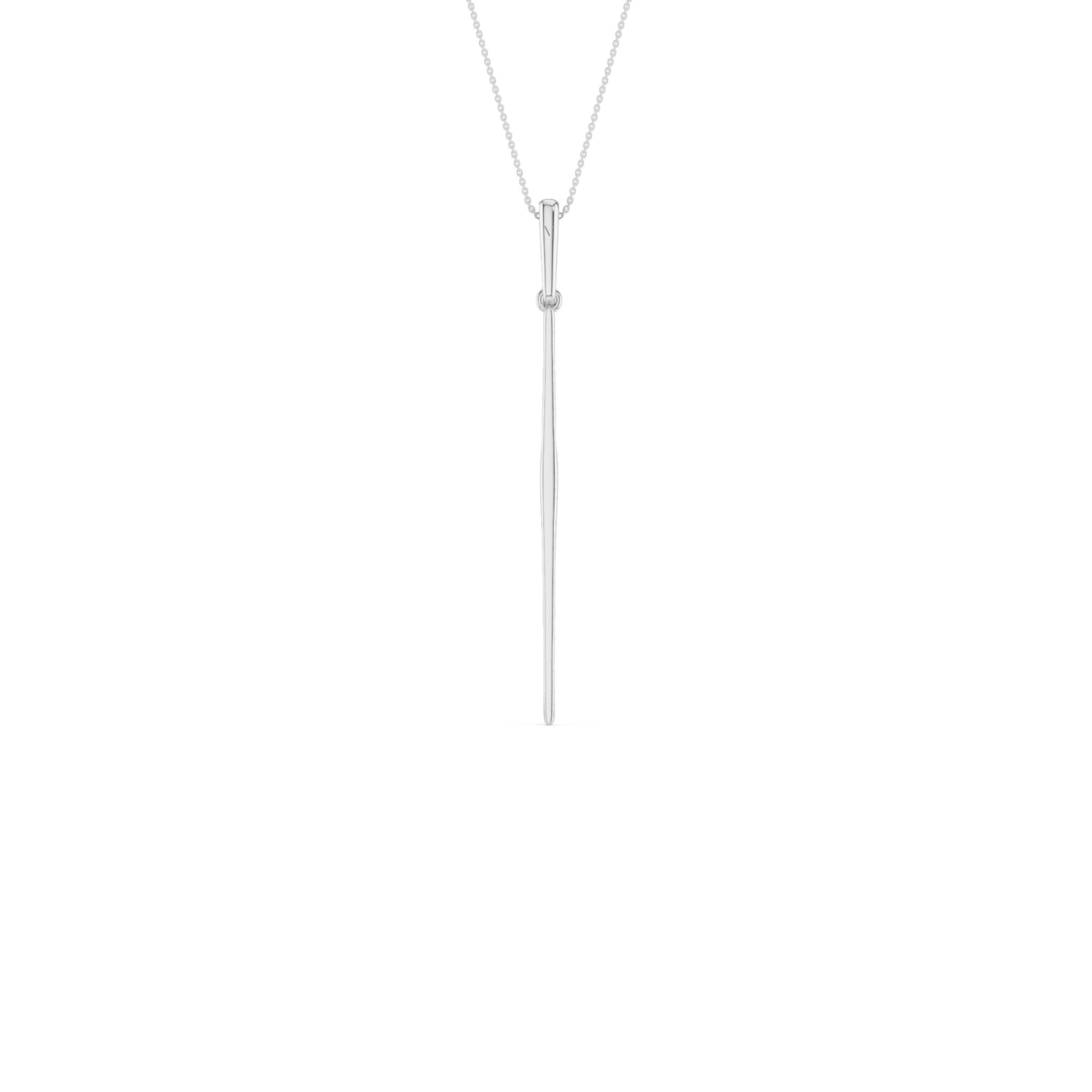 Tapering Linear Bar Necklace