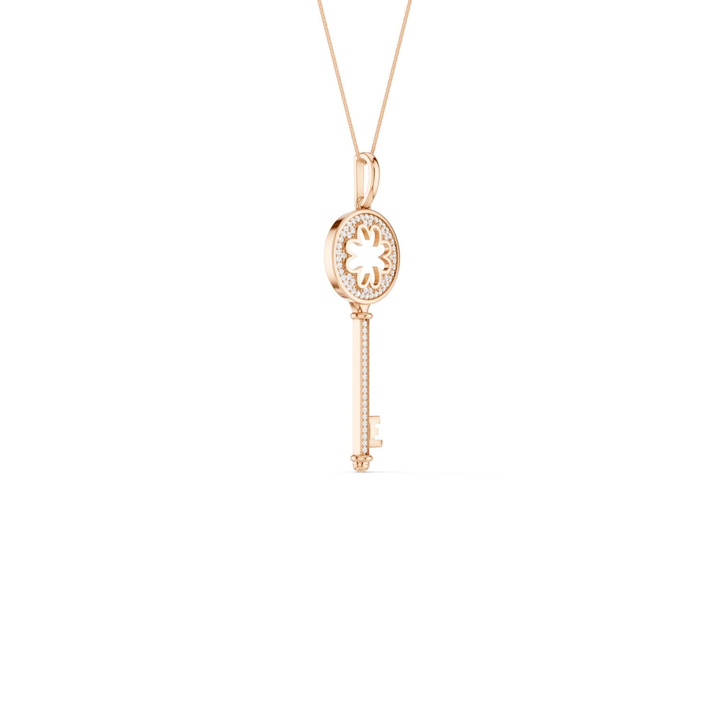 Blooming Key Necklace