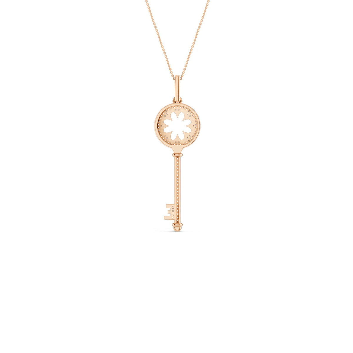 Blooming Key Necklace
