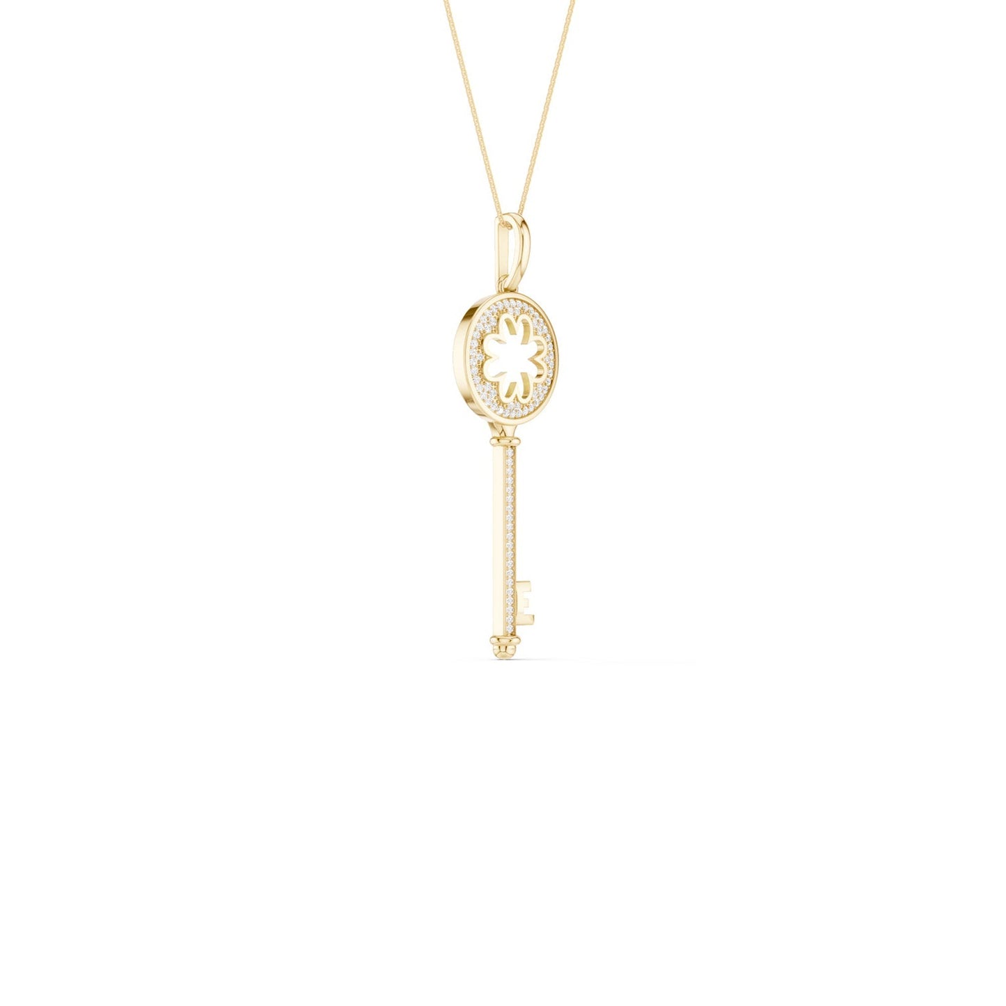 Blooming Key Necklace
