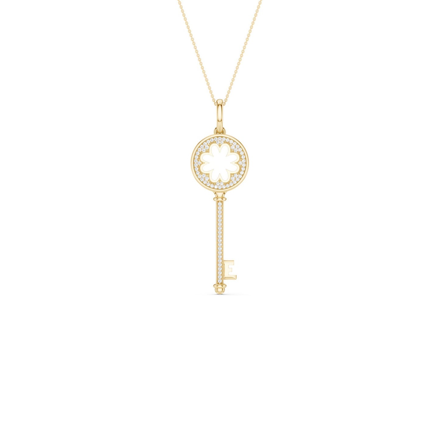 Blooming Key Necklace