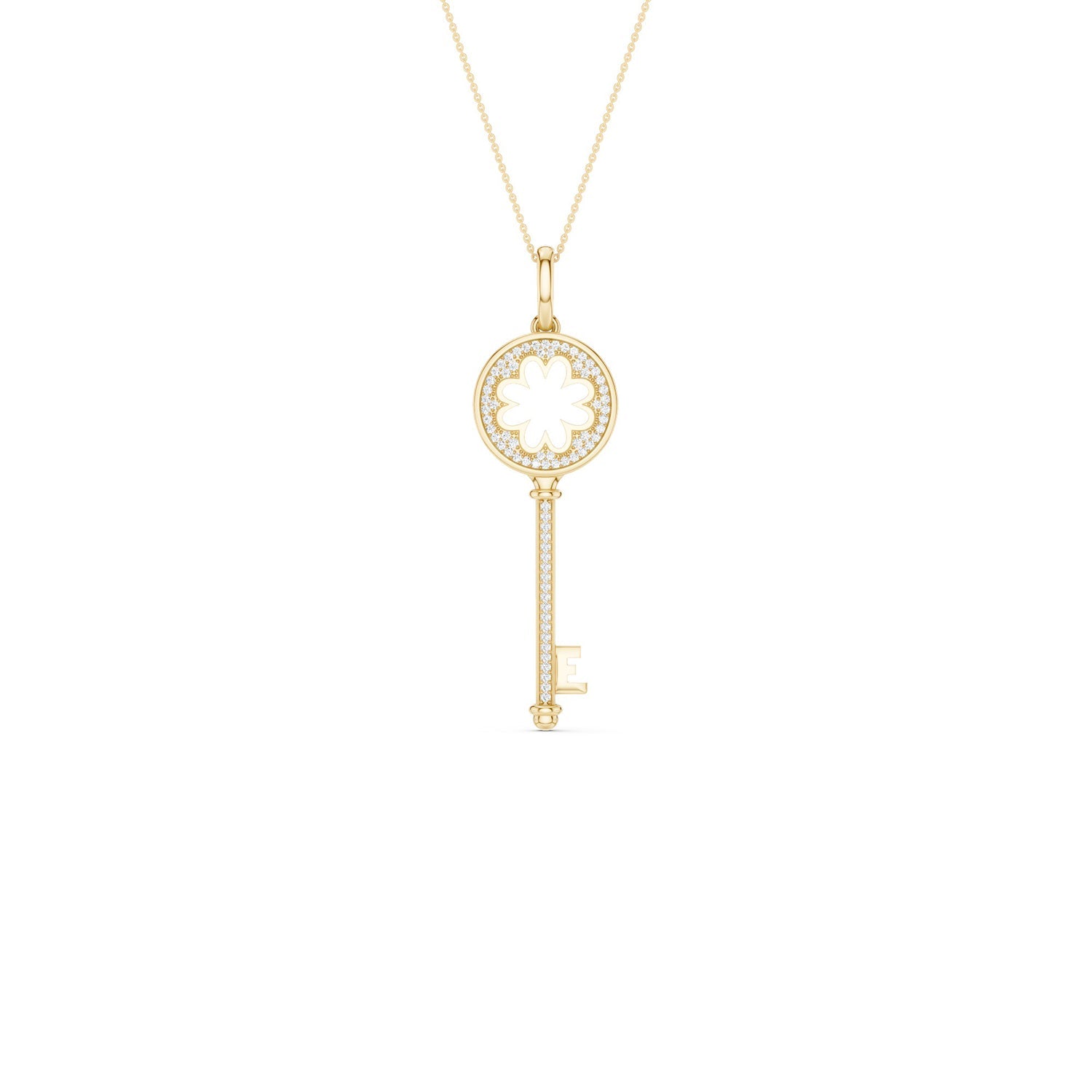 Blooming Key Necklace