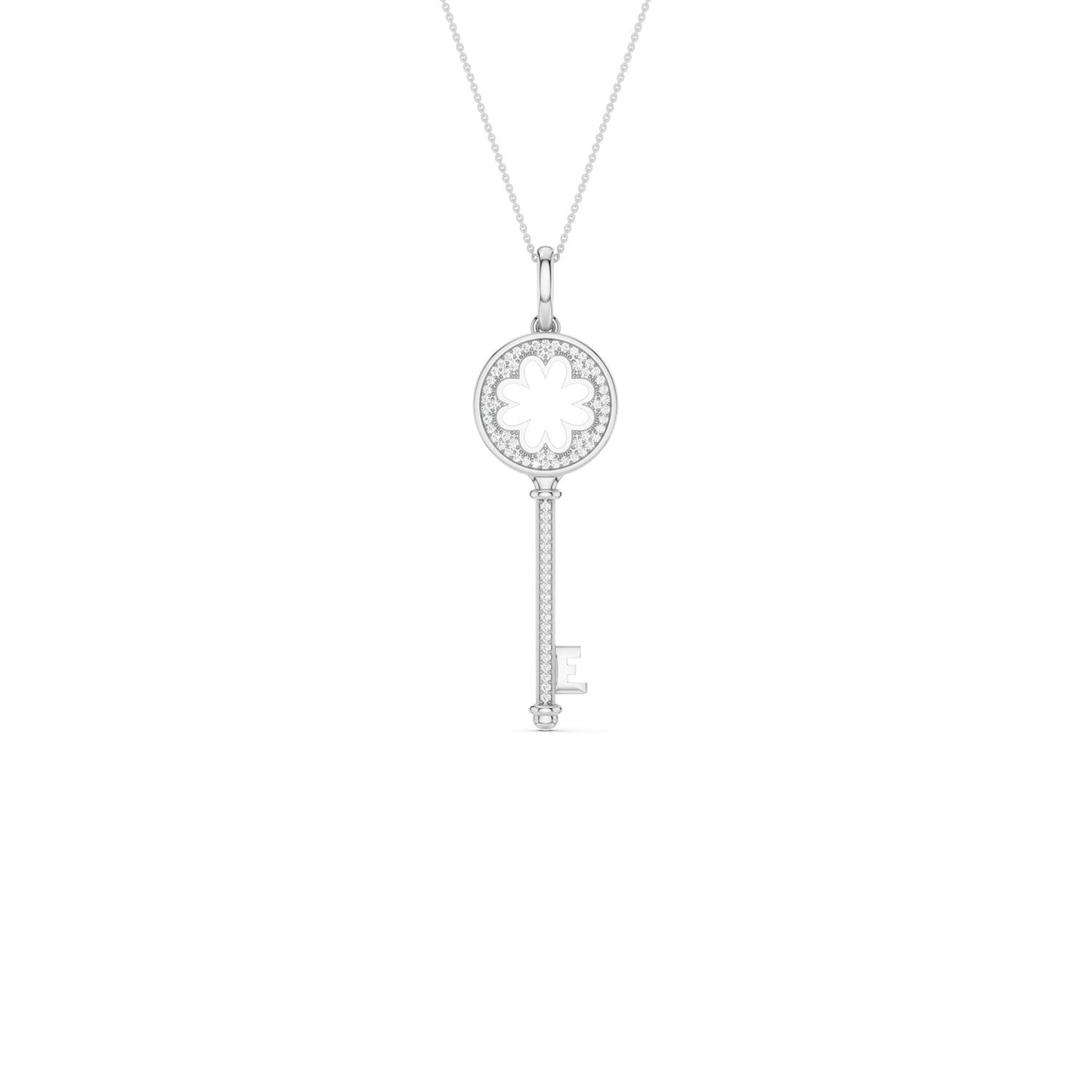Blooming Key Necklace