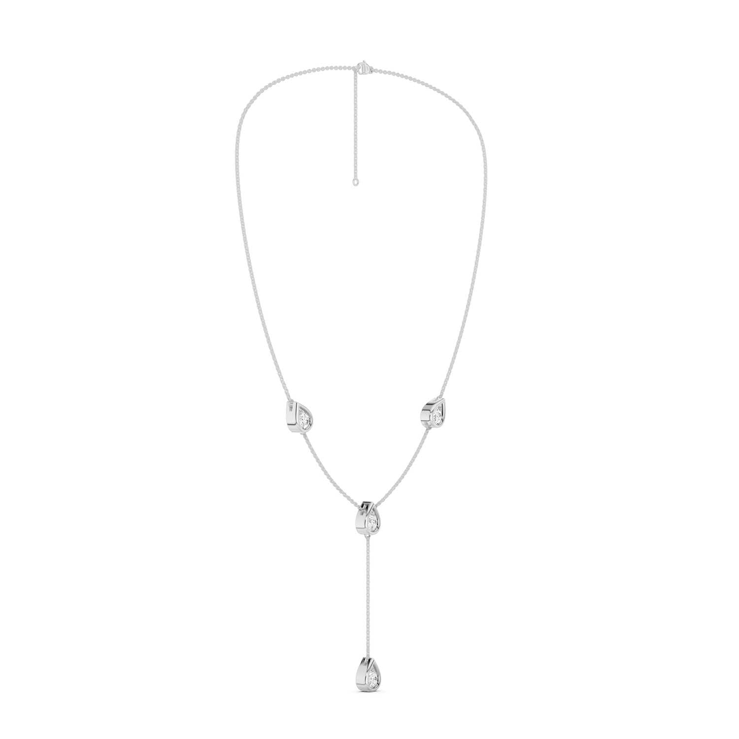 Dewdrop Stationed Y Necklace