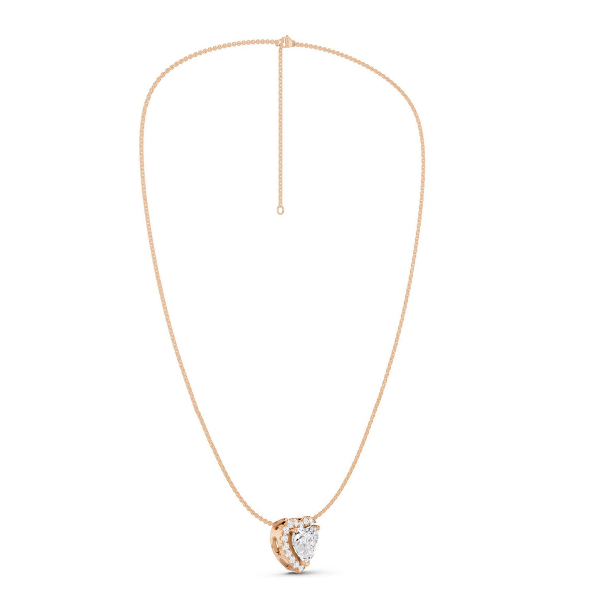 Heart Halo Necklace