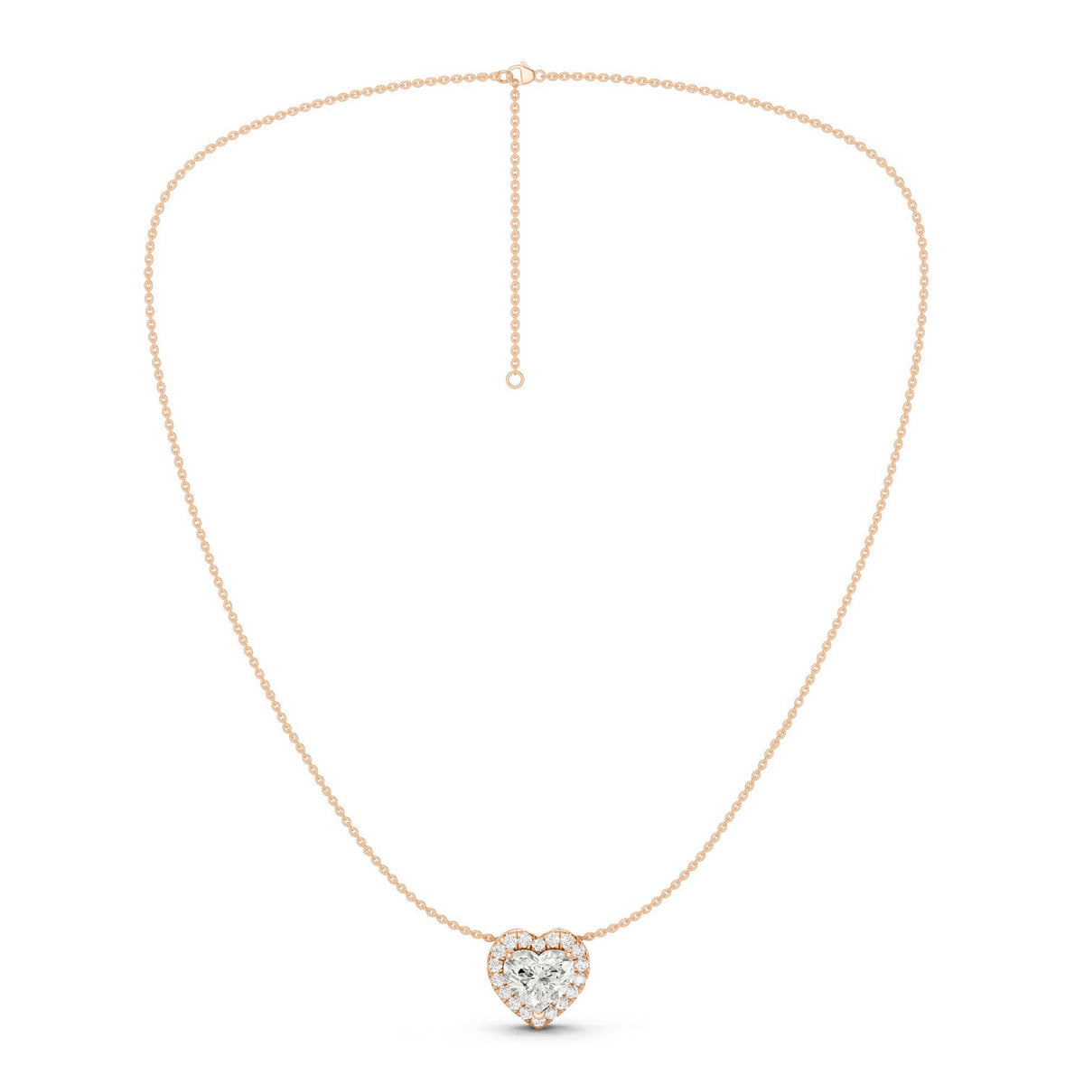 Heart Halo Necklace