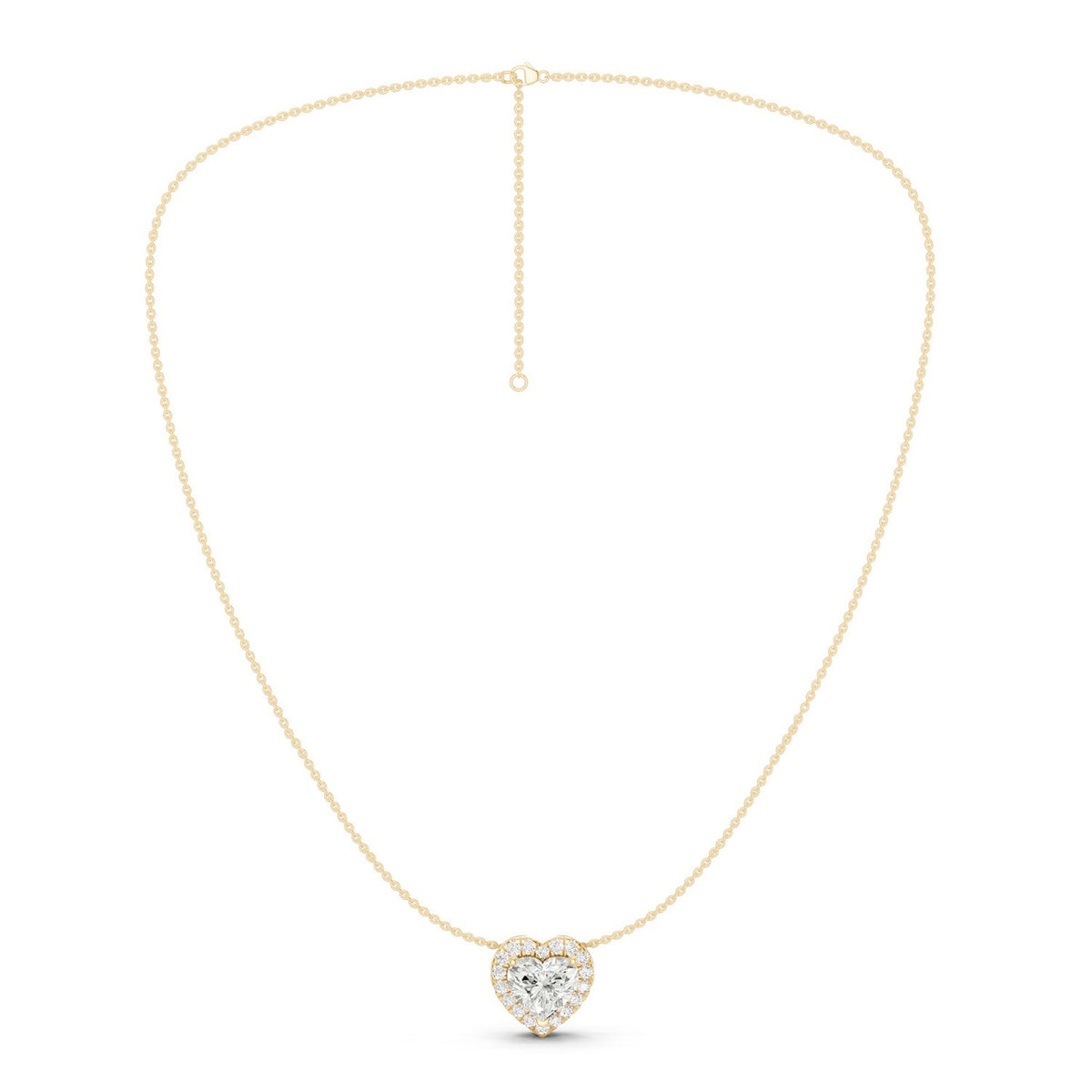 Heart Halo Necklace