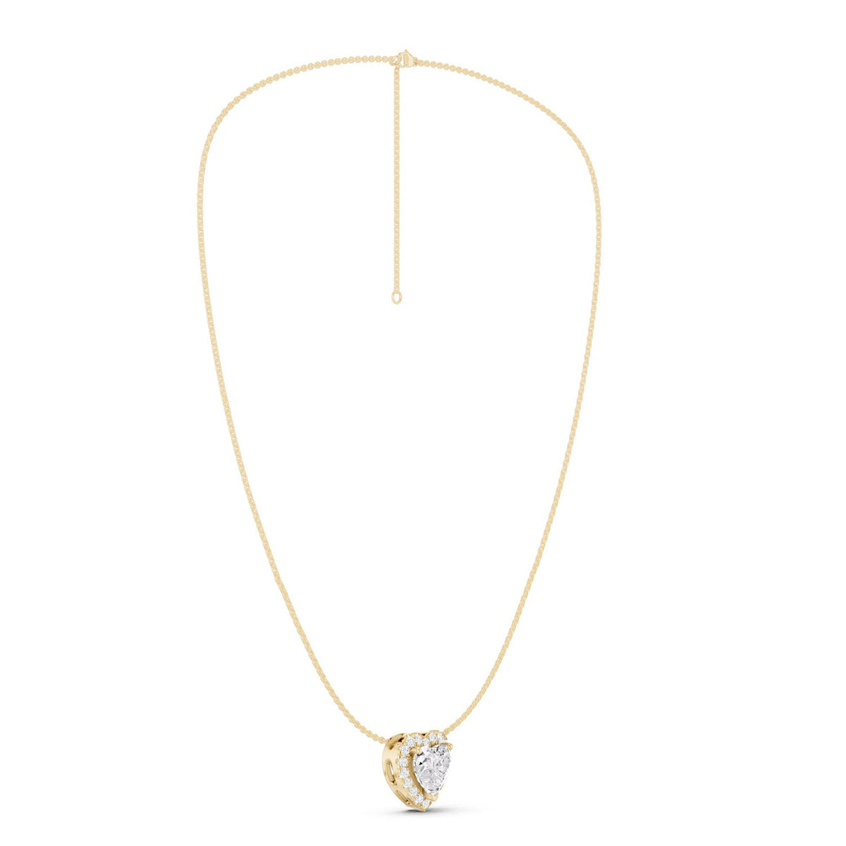 Heart Halo Necklace
