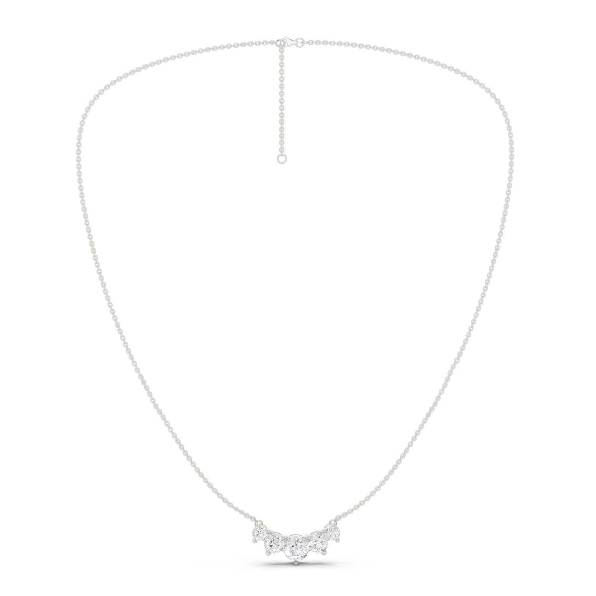 5-Stone Diamond Necklace