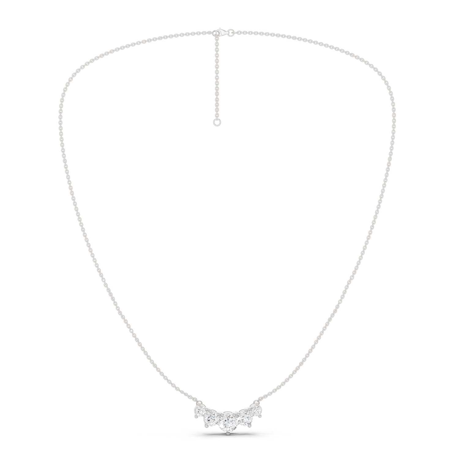 5-Stone Diamond Necklace