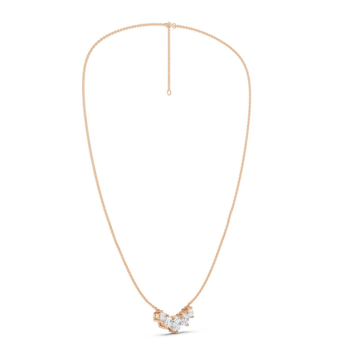 5-Stone Diamond Necklace
