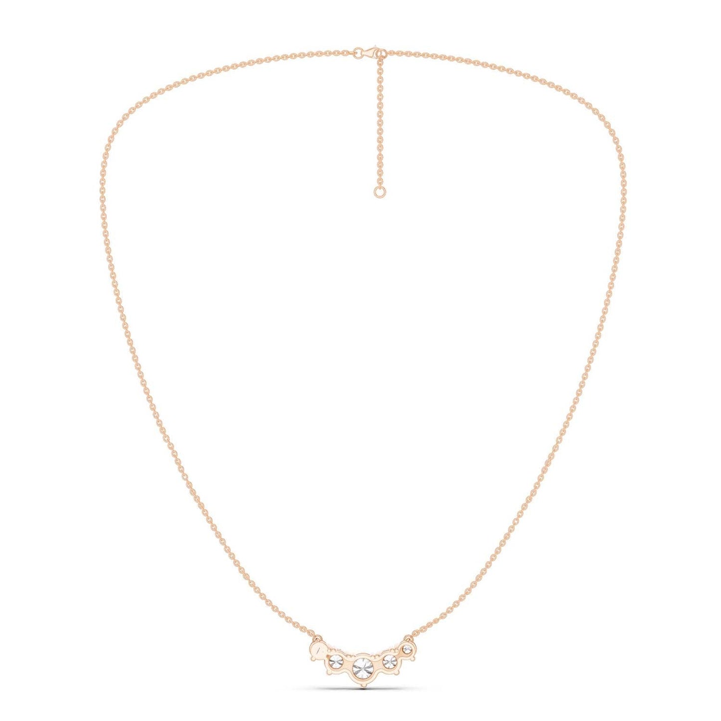 5-Stone Diamond Necklace