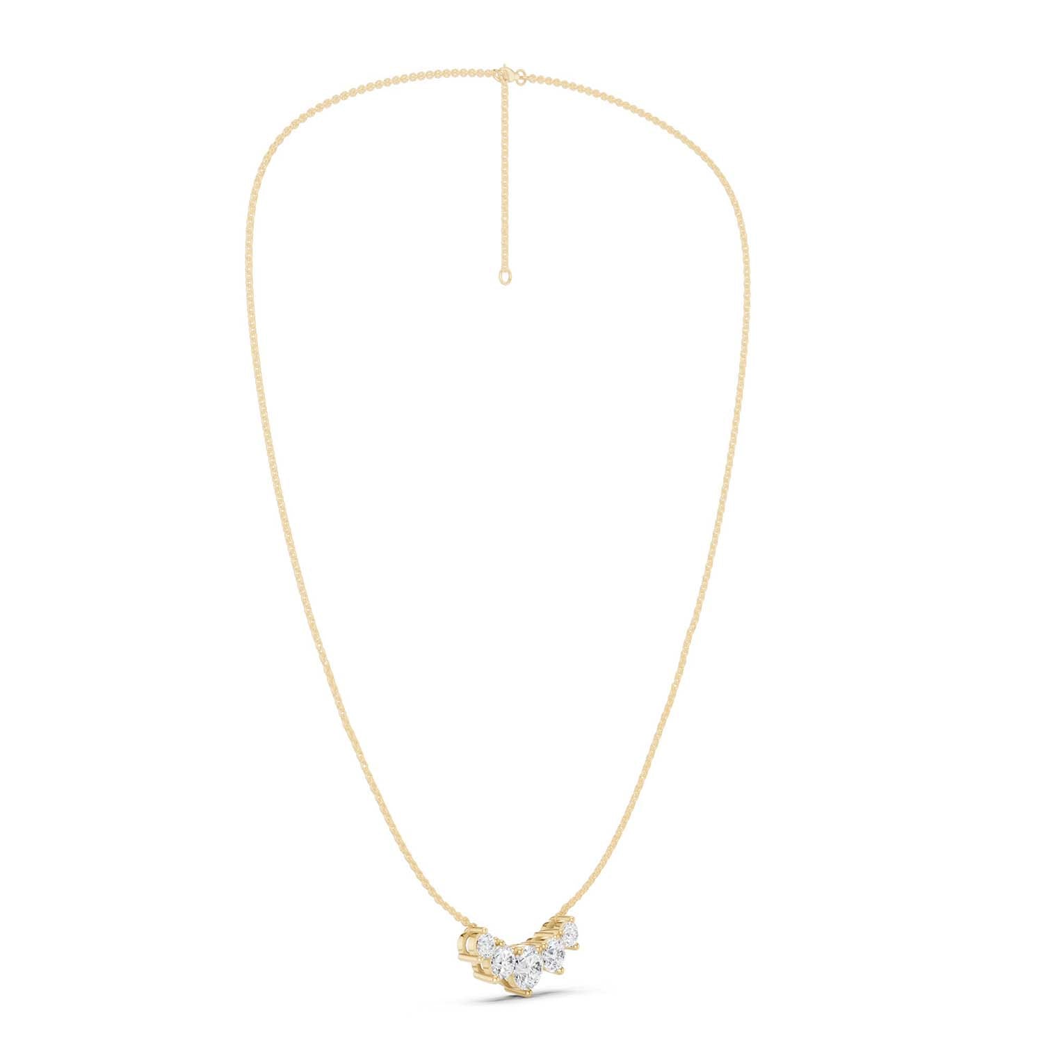 5-Stone Diamond Necklace