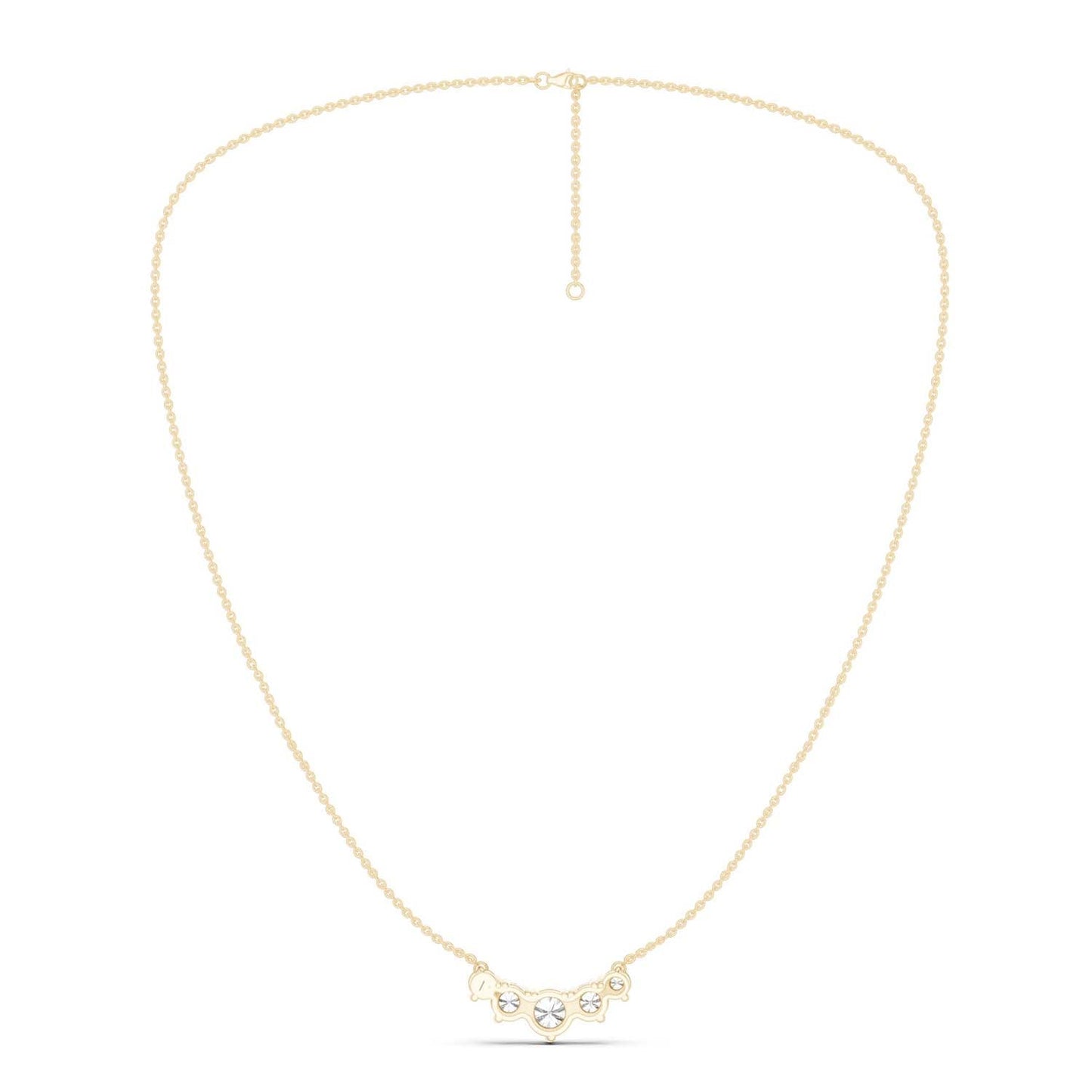 5-Stone Diamond Necklace