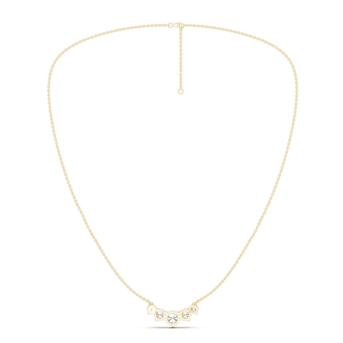 5-Stone Diamond Necklace