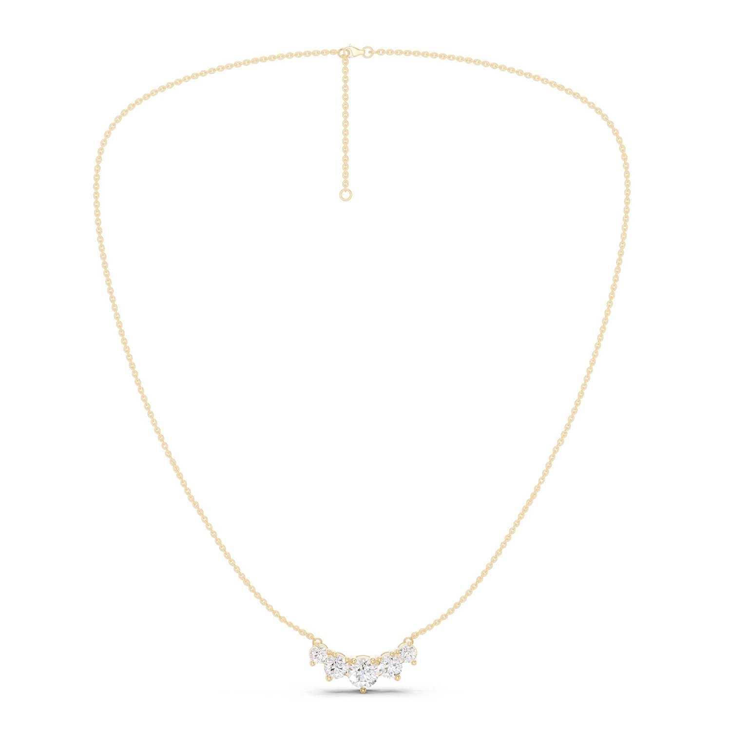 5-Stone Diamond Necklace