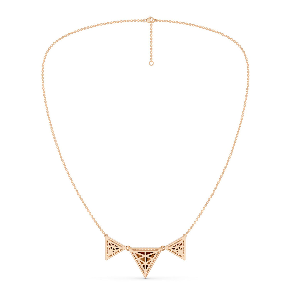 Pyramid Trois Pendant Necklace