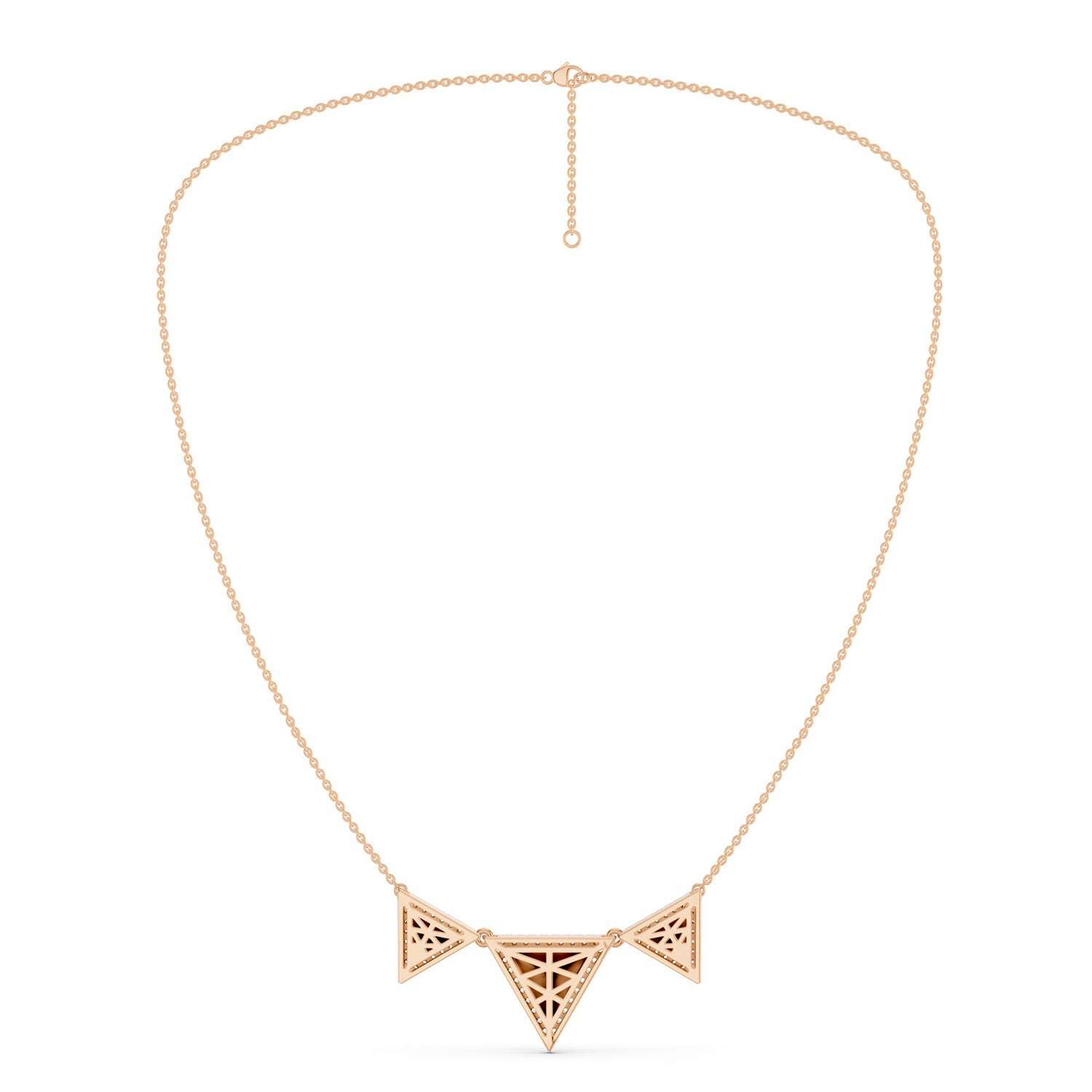 Pyramid Trois Pendant Necklace