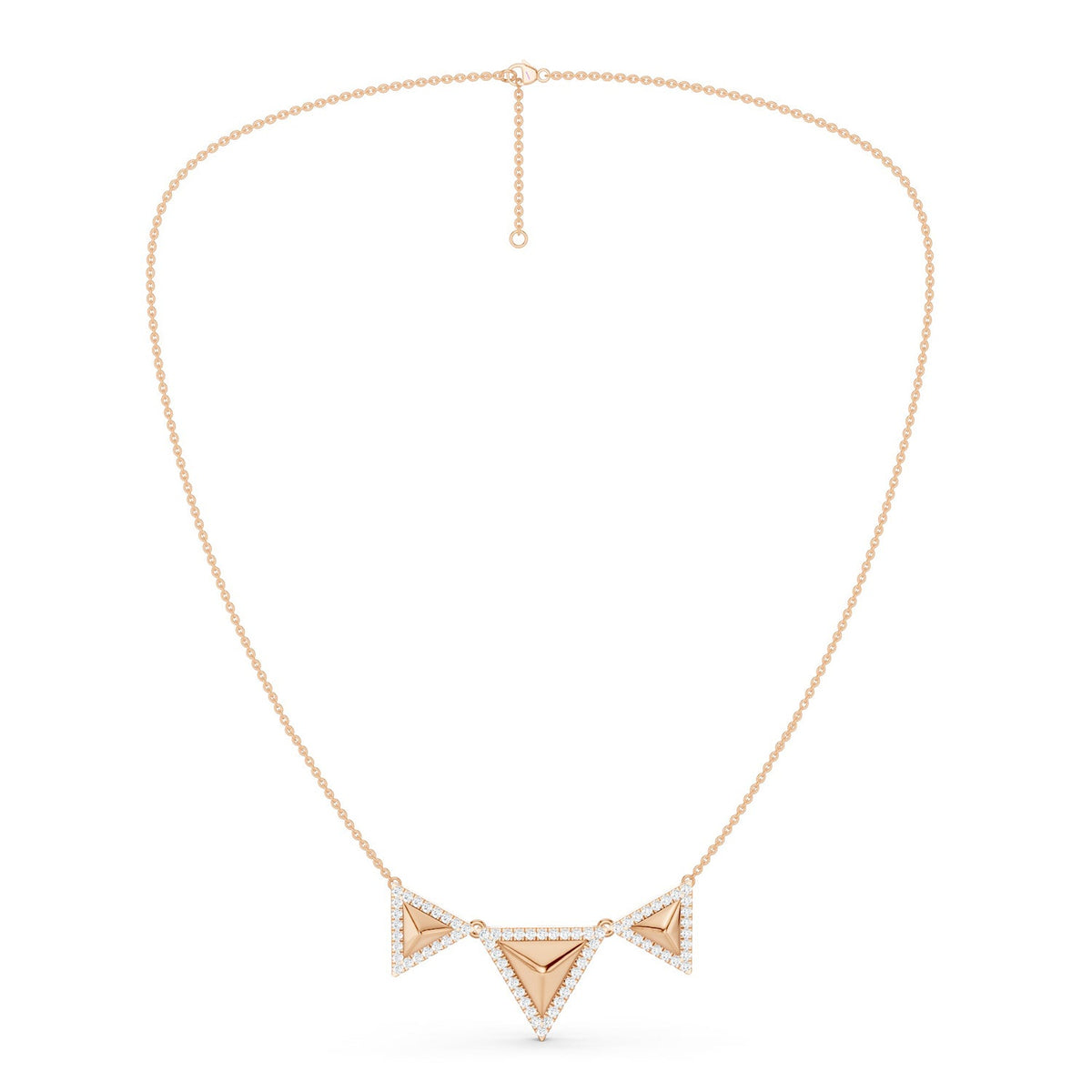 Pyramid Trois Pendant Necklace