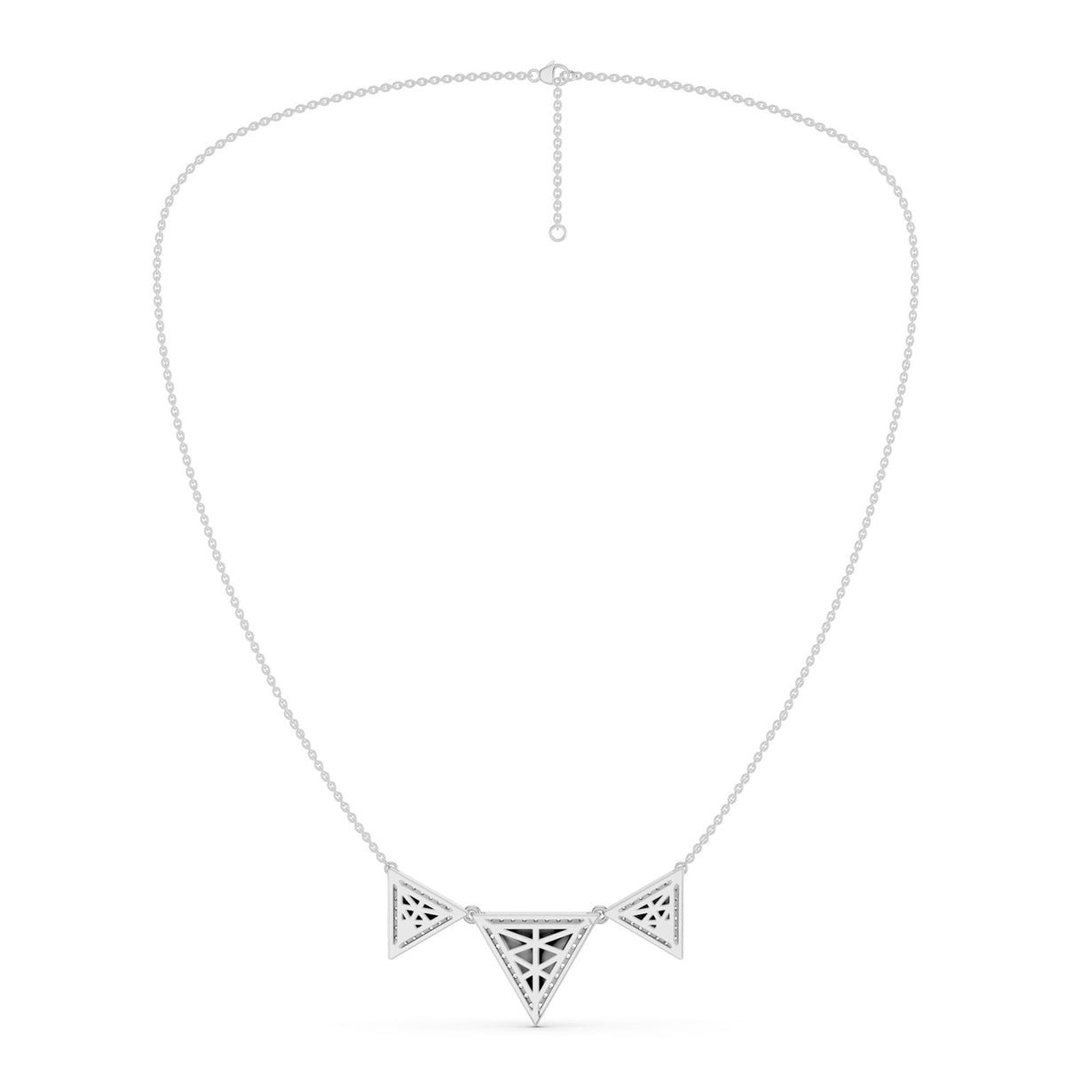 Pyramid Trois Pendant Necklace