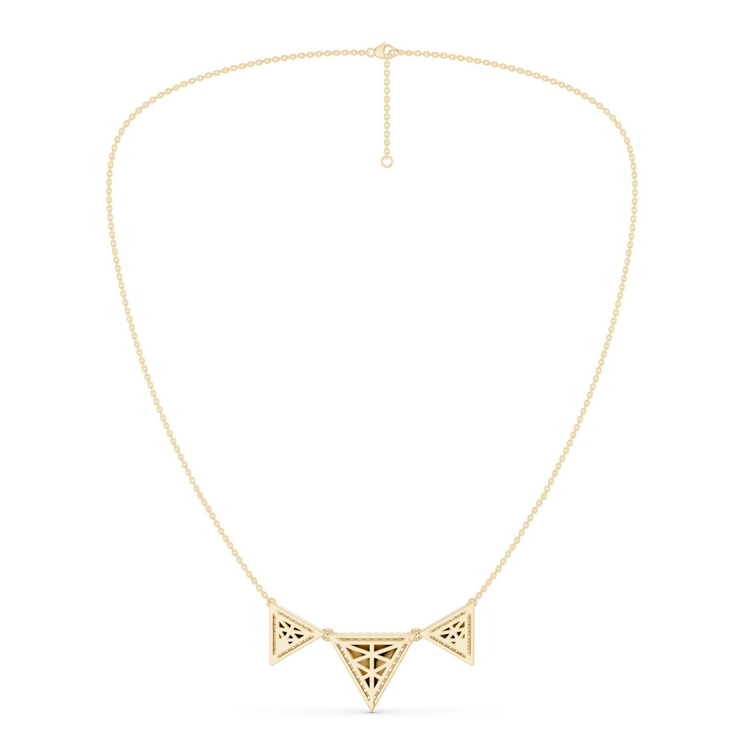 Pyramid Trois Pendant Necklace