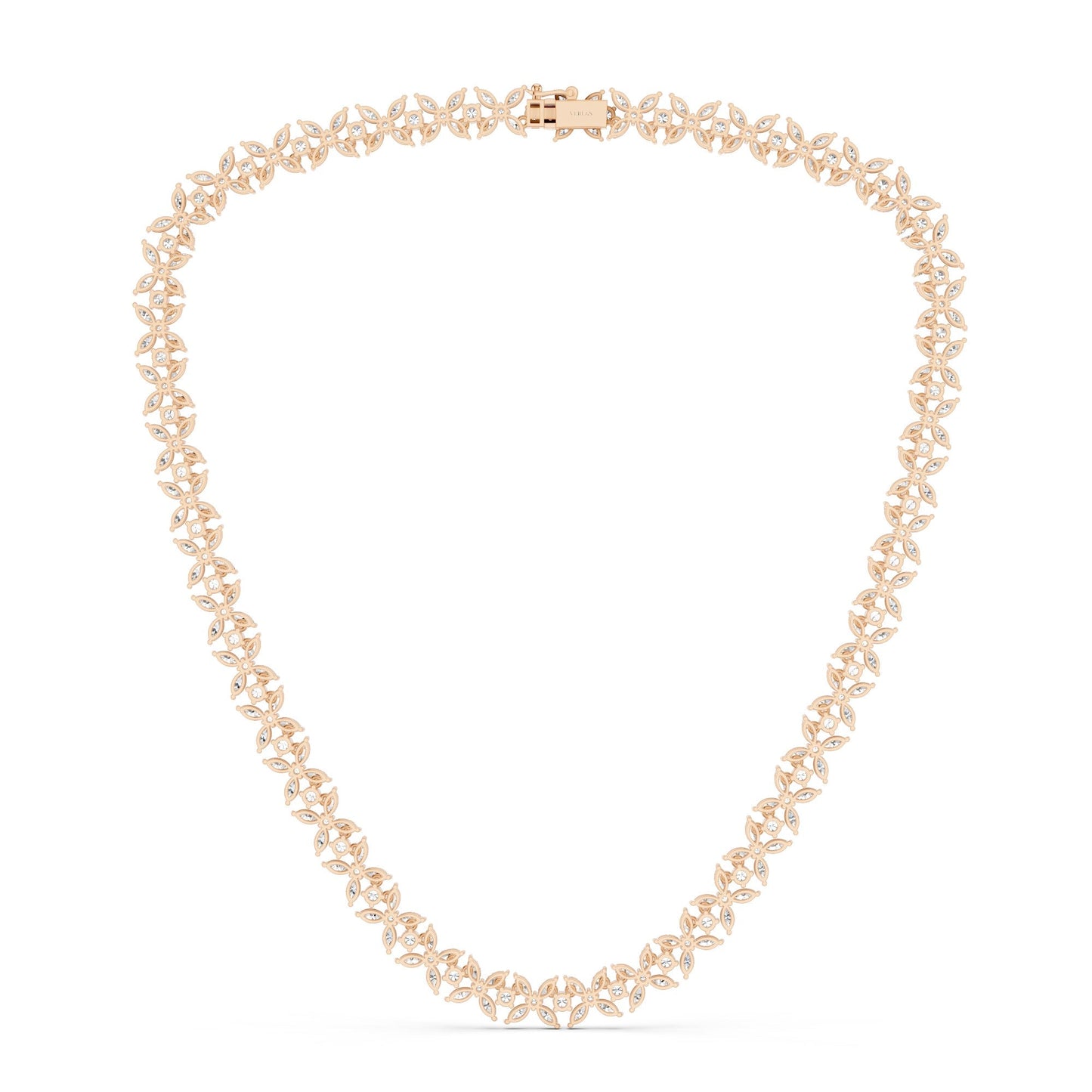 Alyssa Bouquet Tennis Necklace