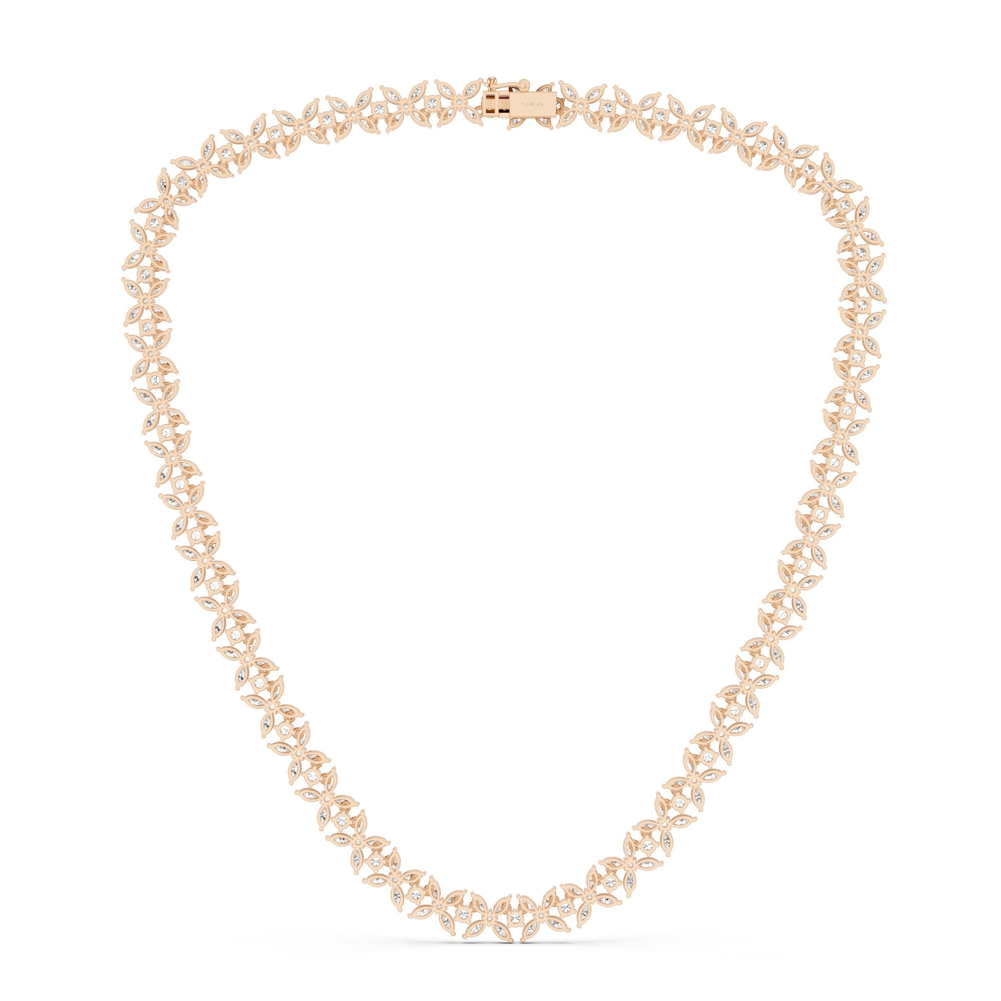 Alyssa Bouquet Tennis Necklace