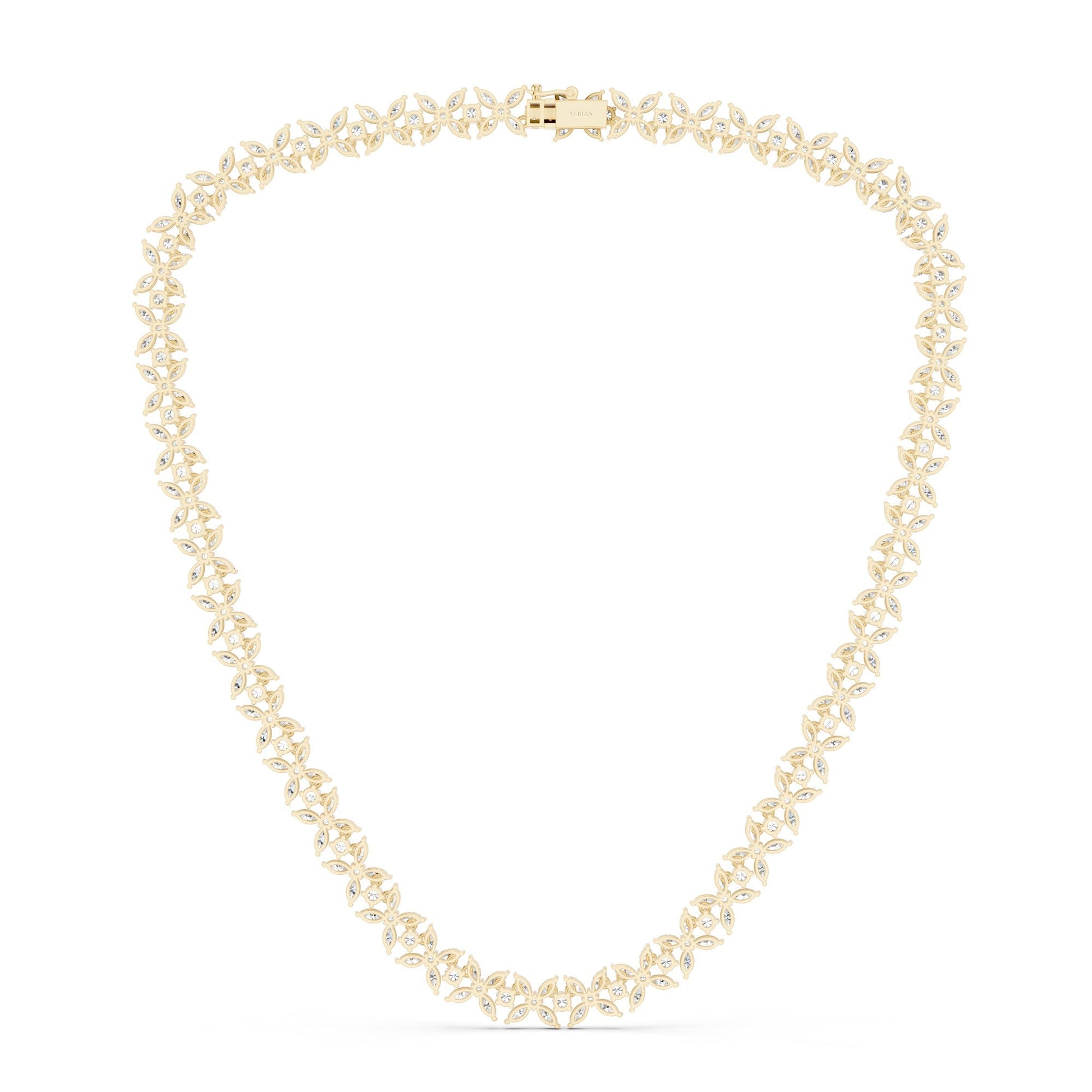 Alyssa Bouquet Tennis Necklace