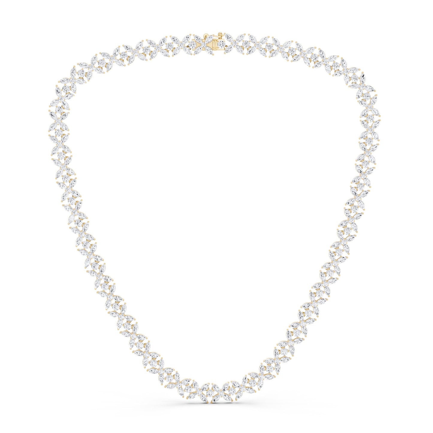 Alyssa Bouquet Tennis Necklace