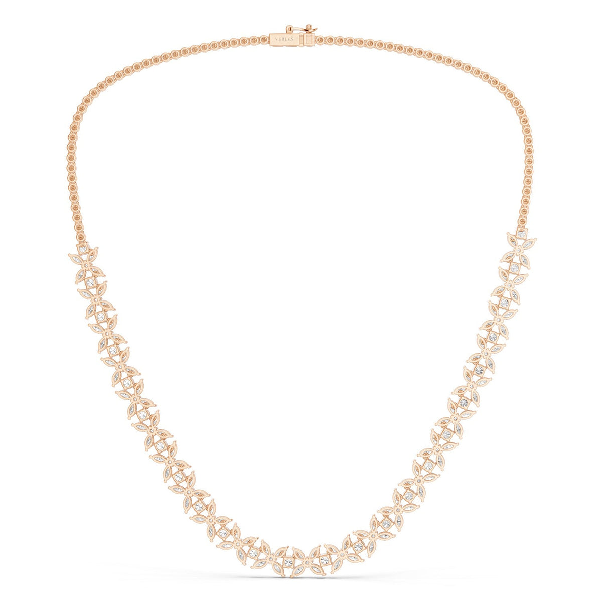 Alyssa Marquise Radiant Tennis Necklace