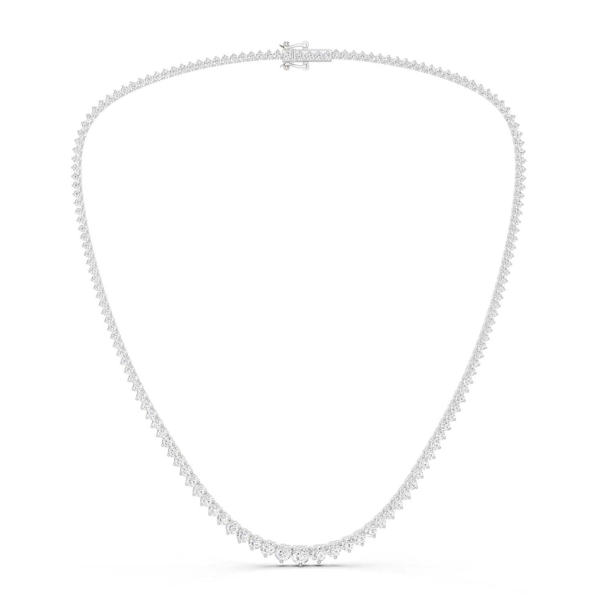Graduated Tennis Necklace
