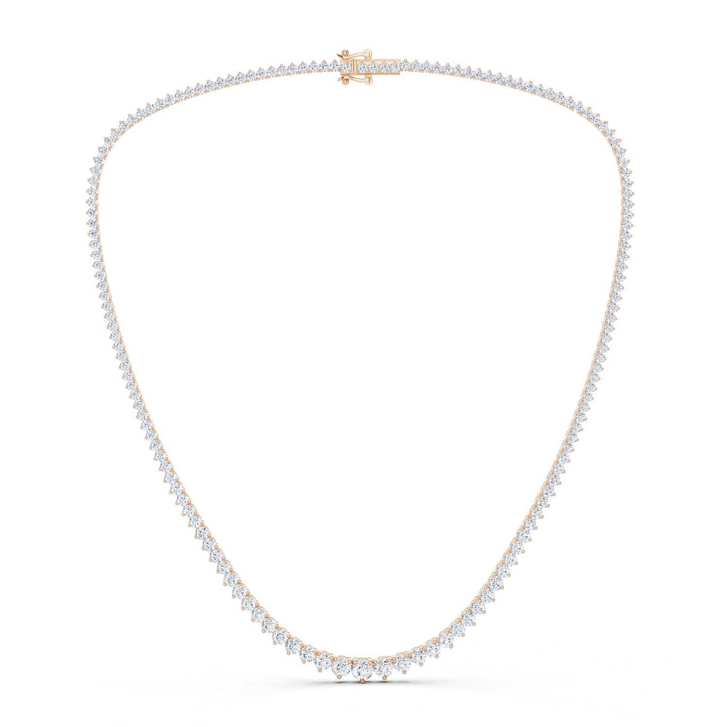 Graduated Tennis Necklace