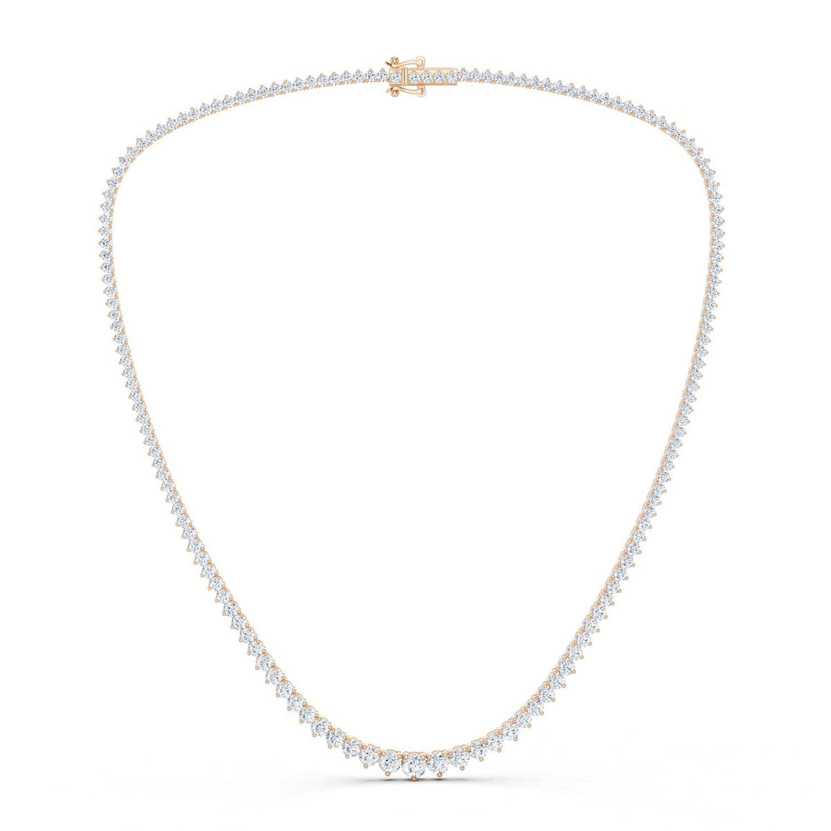 Graduated Tennis Necklace