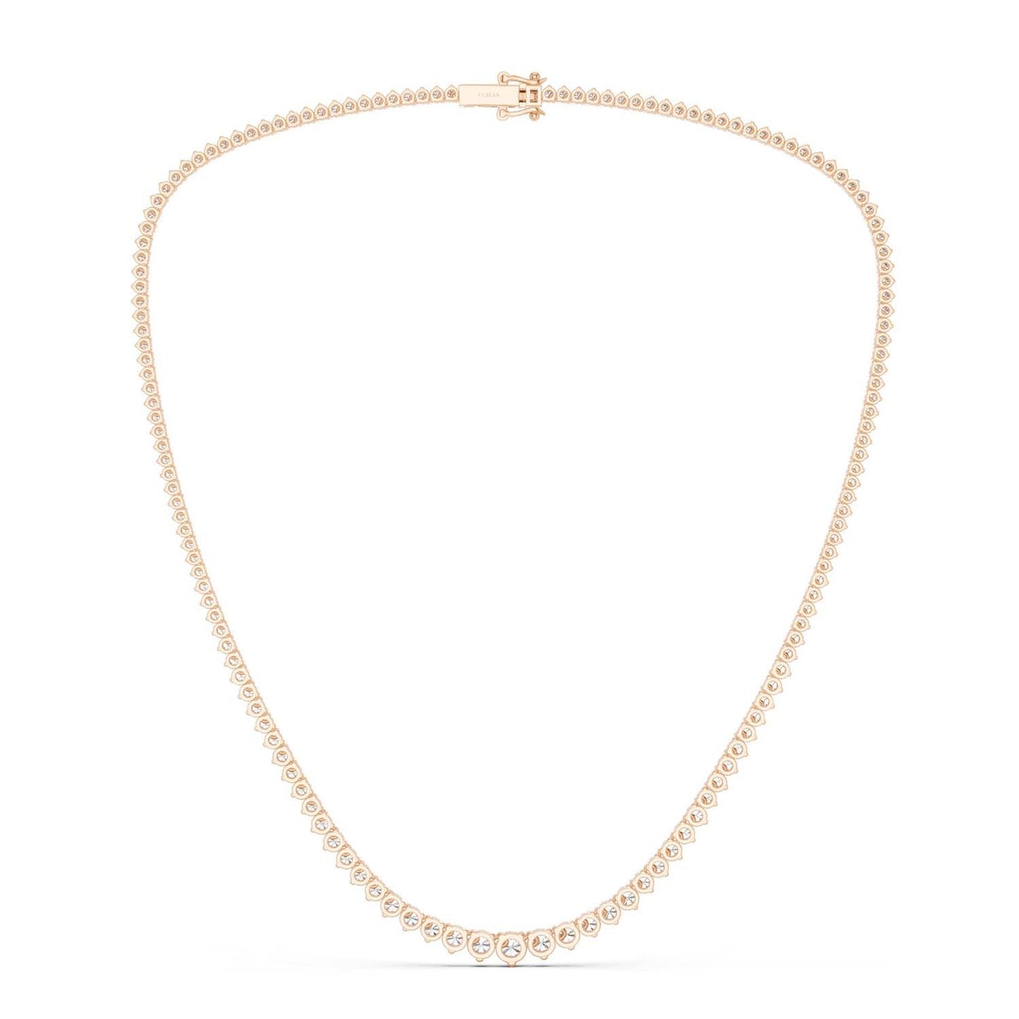 Graduated Tennis Necklace