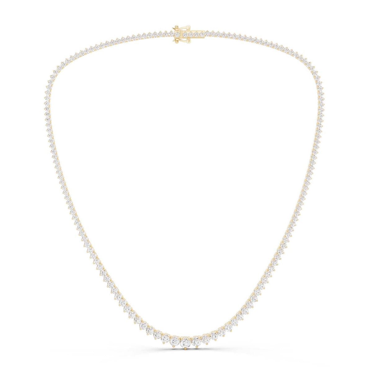 Graduated Tennis Necklace