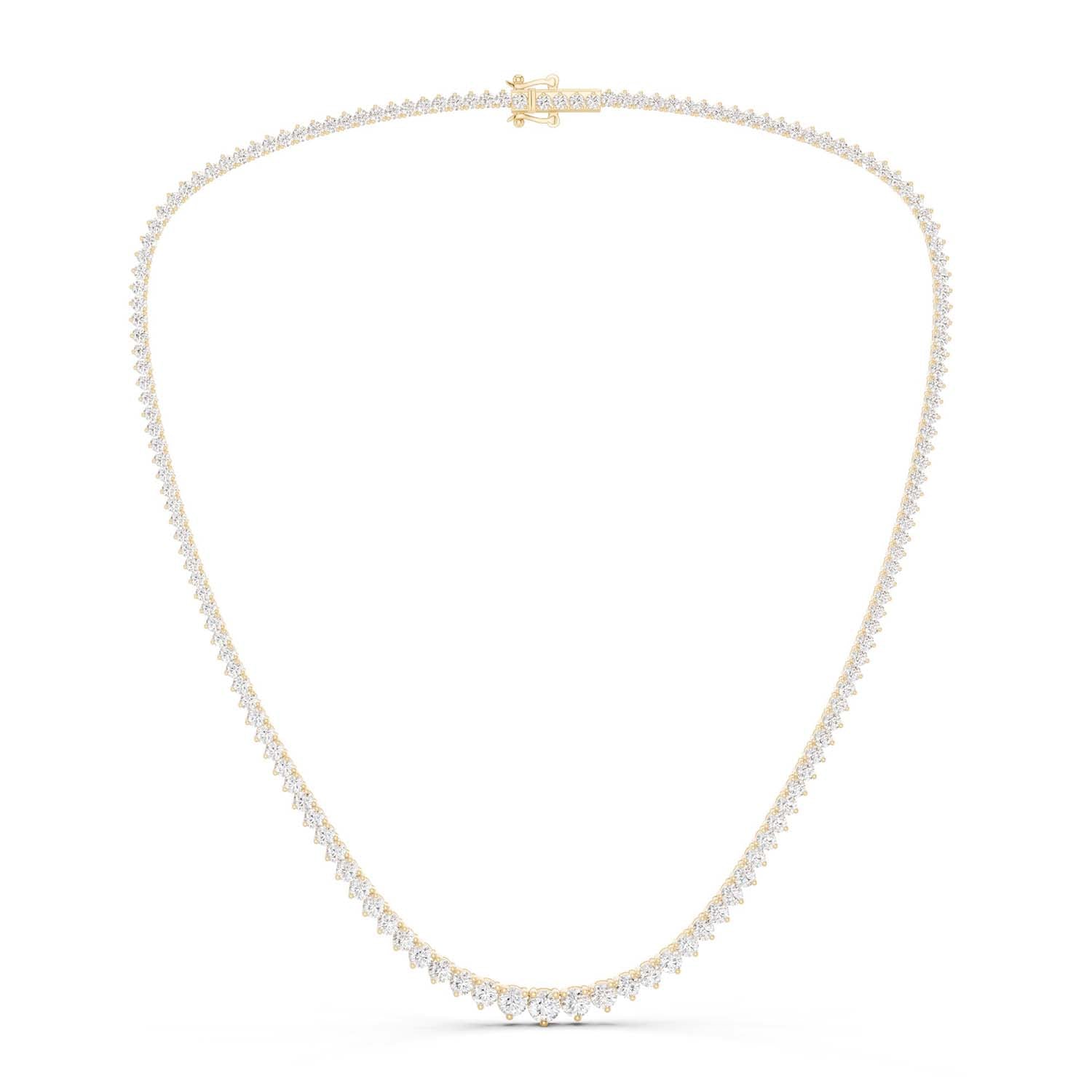 Graduated Tennis Necklace